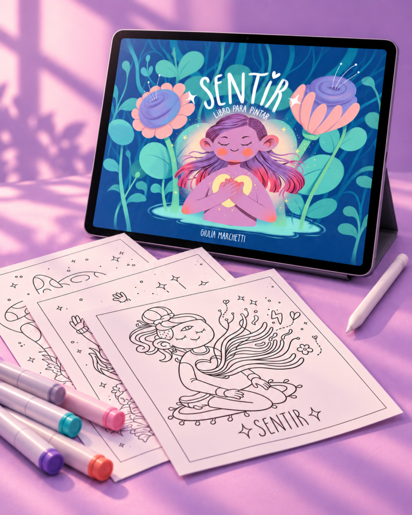 SENTIR · Libro digital para pintar